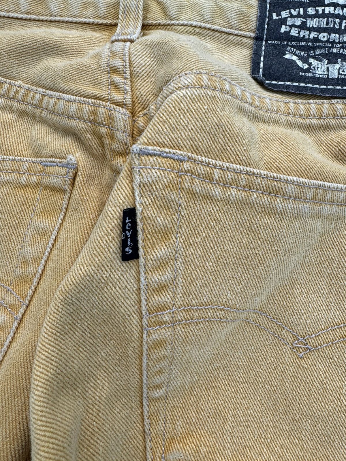 Japanese Brand × Levi's × Vintage Levi’s crazy vintage black tab 90s baggy jeans denim y2k rap Size US 28 / EU 44 - 5 Thumbnail
