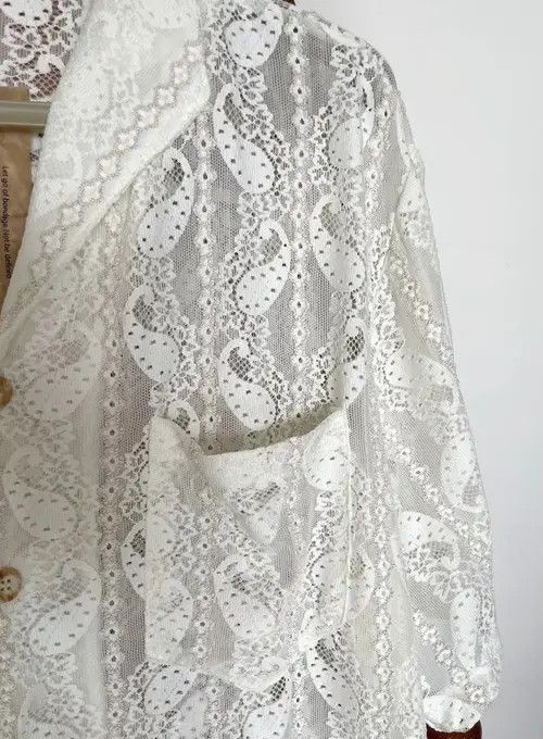 Japanese Brand Kurusu x Kida Retro design paisley lace cuban collar shirt Size US M / EU 48-50 / 2 - 5 Thumbnail