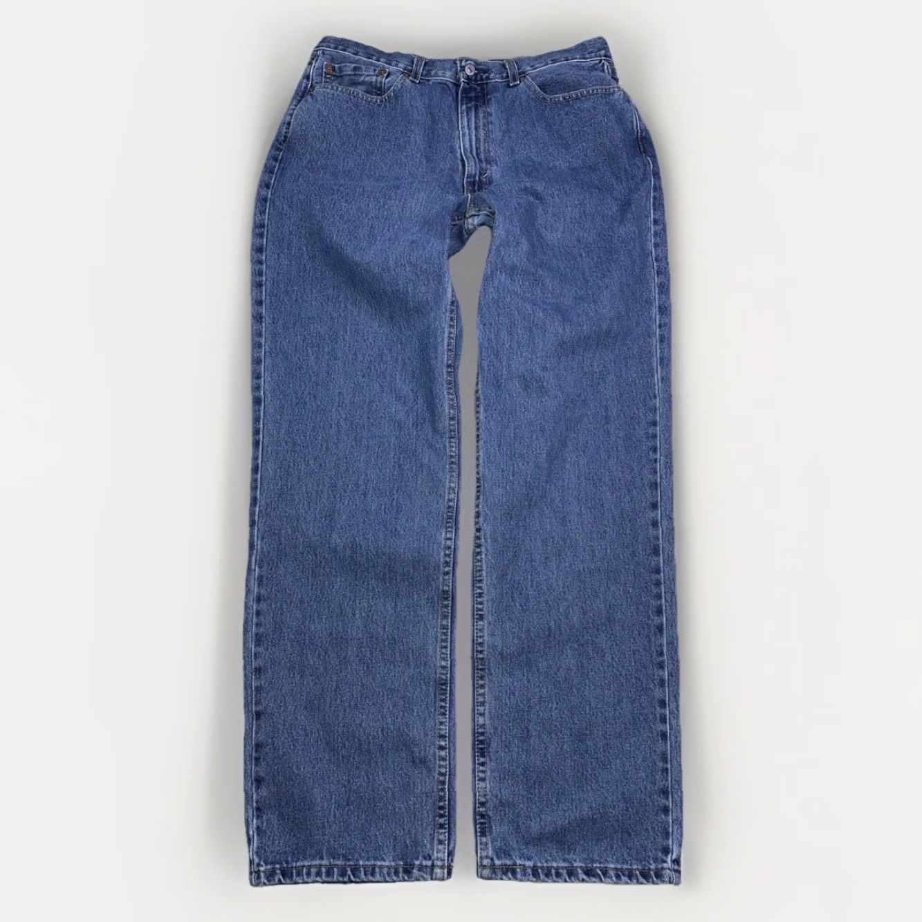 Levi's VINTAGE Levi’s 550 Relaxed Straight Leg Men’s Blue Denim Jeans 36x34-12773 Size US 36 / EU 52 - 2 Thumbnail