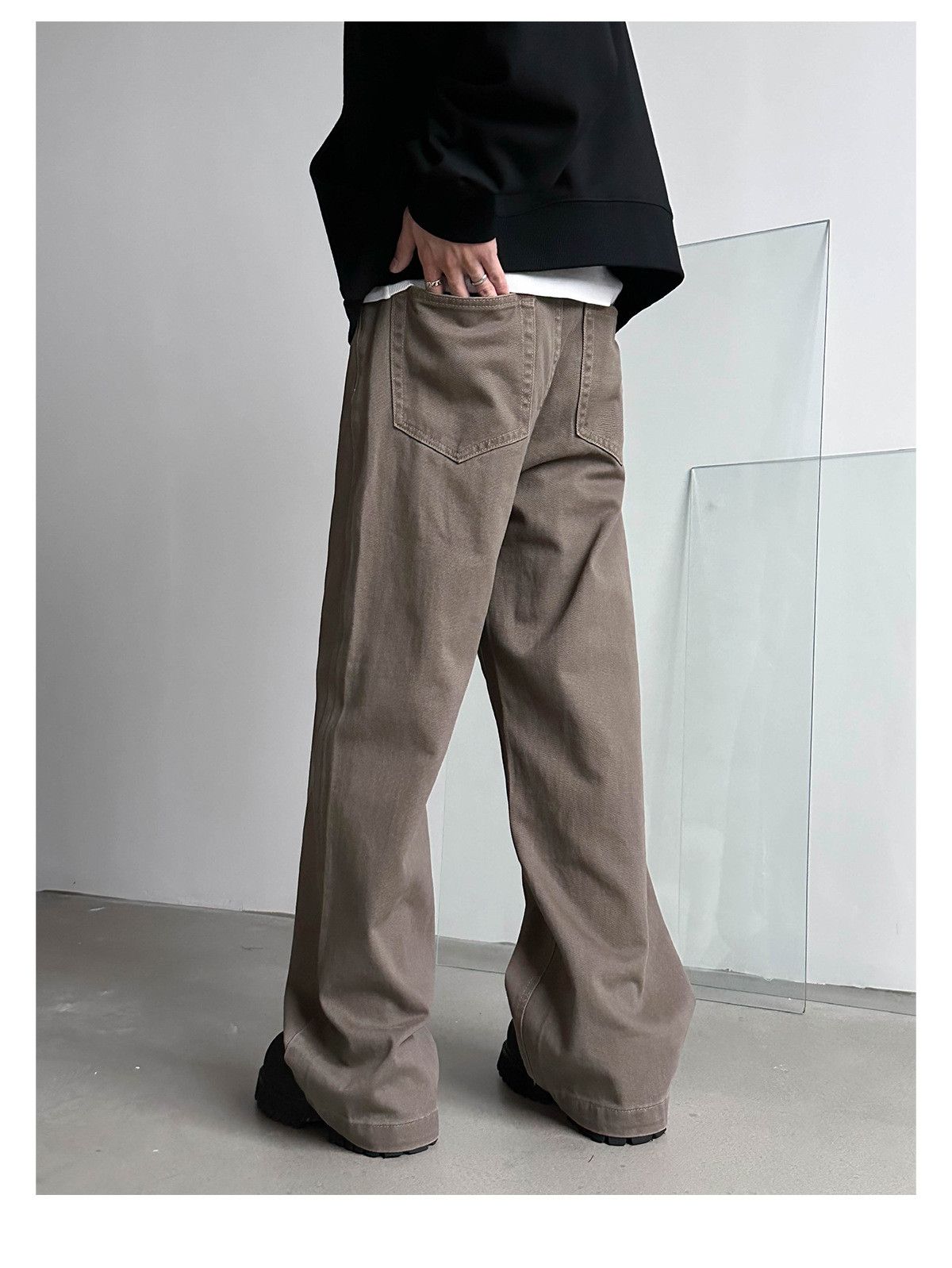 Japanese Brand × Jean Vintage casual versatile loose straight Maillard jeans Size US 32 / EU 48 - 4 Thumbnail