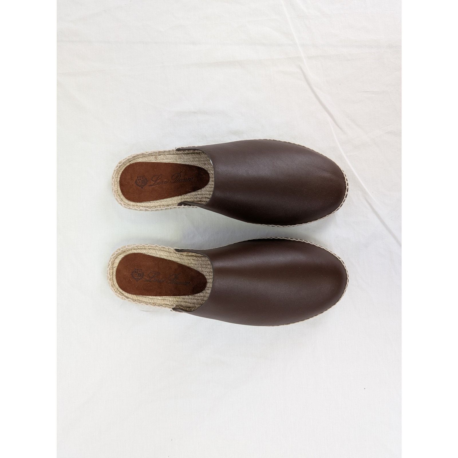 Loro Piana o1rshd1 Seaside Sabot Walk Silky Plonge Slipper in Brown Size US 9 / EU 42 - 11 Thumbnail