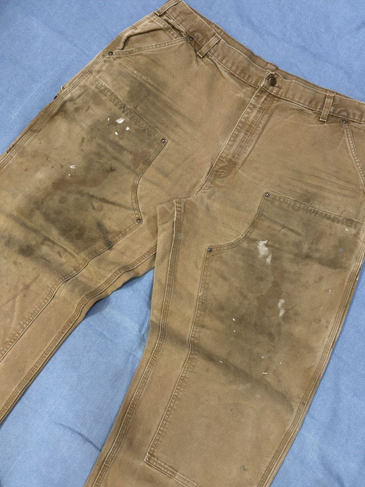 Carhartt Carhartt B136 BRN Double knee denim Size US 40 / EU 56 - 3 Thumbnail