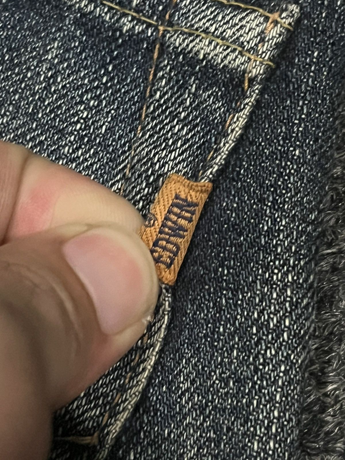 Edwin Edwin 505 “Mission” Series Wide Straight Leg Selvedge Jeans Size US 34 / EU 50 - 10 Thumbnail