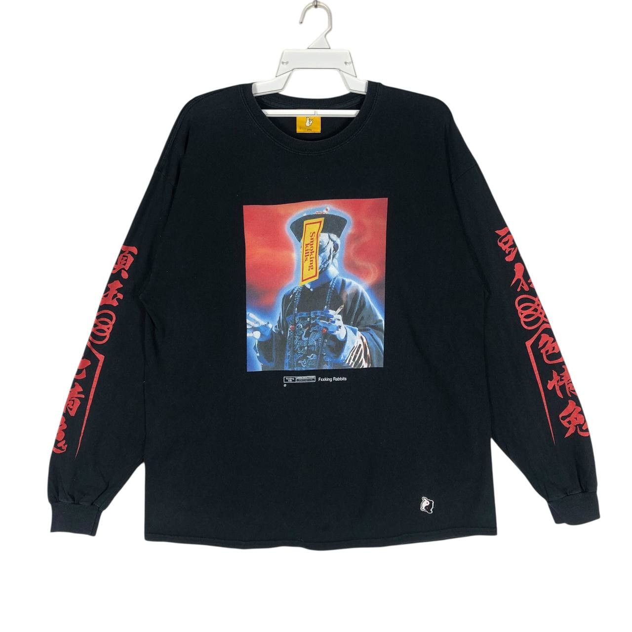 FR2 Rare!!! FR2 "Smooking Kills" Fxxking Rabbits L/S T-Shirt Size US L / EU 52-54 / 3 - 1 Thumbnail