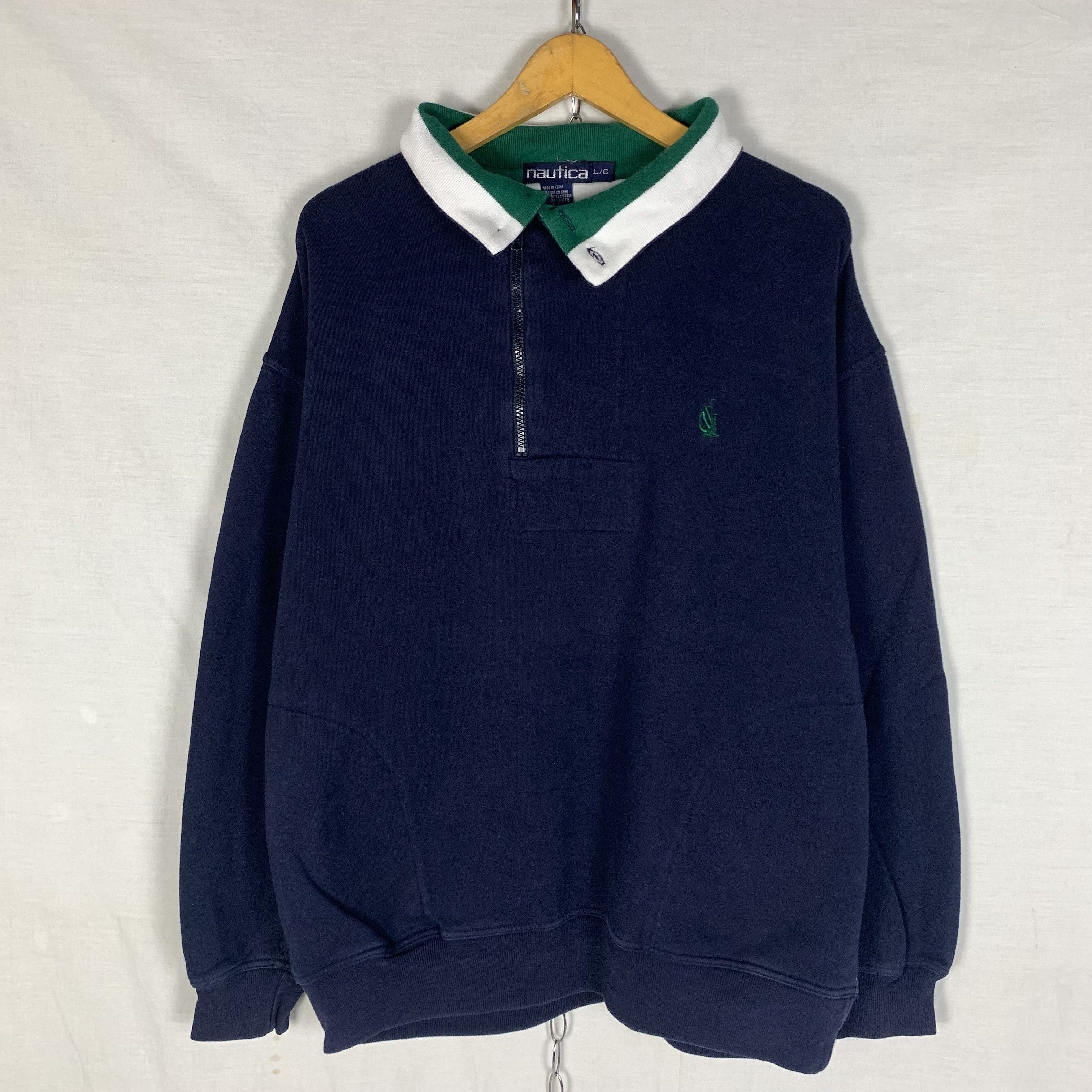 Nautica Vintage Nautica Sweatshirt Crewneck Size US L / EU 52-54 / 3 - 1 Thumbnail