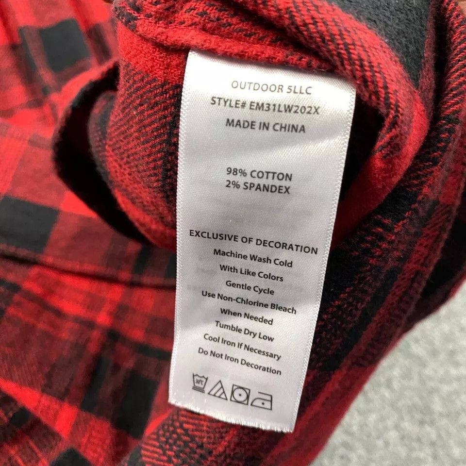 Eddie Bauer Eddie Bauer Flannel Shirt Mens 2XLT Buffalo Check Mid Weight Size US XXL / EU 58 / 5 - 7 Thumbnail