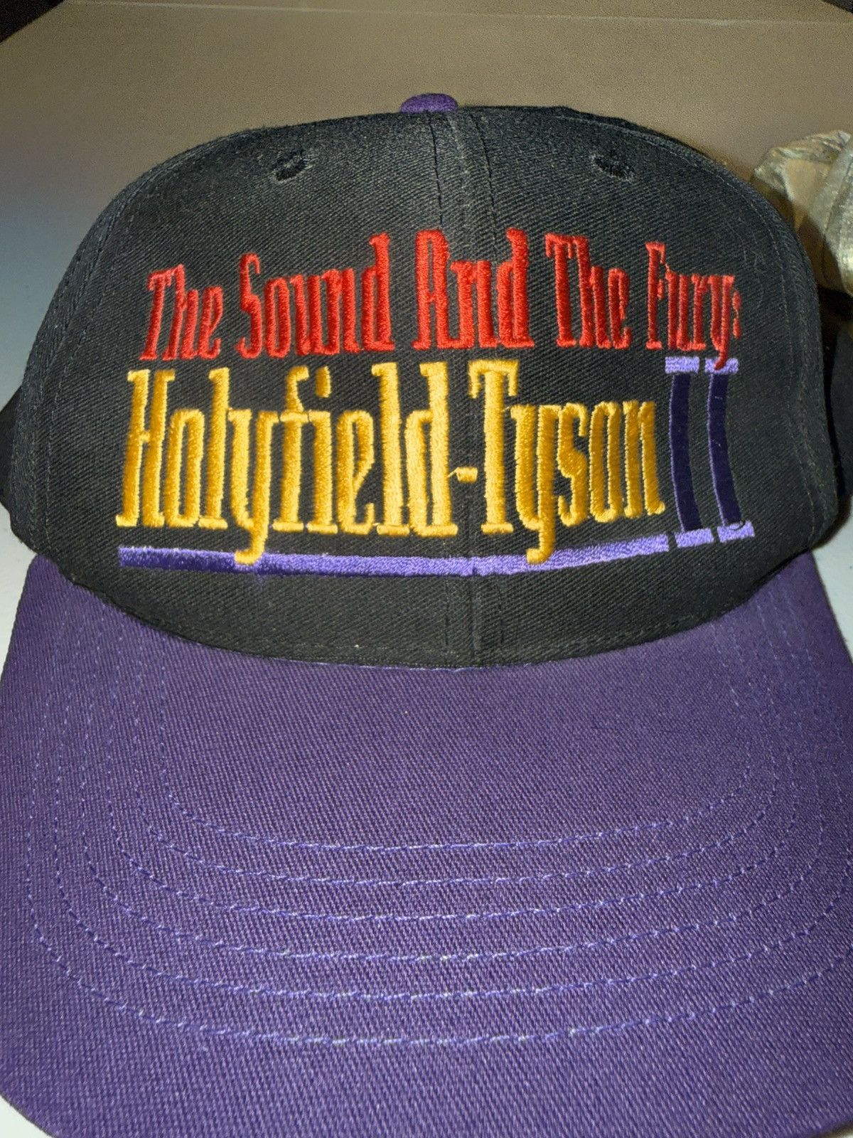 Vintage 1997 holyfield mike tyson 2 the sound of fury ear bite hat Size ONE SIZE - 4 Thumbnail