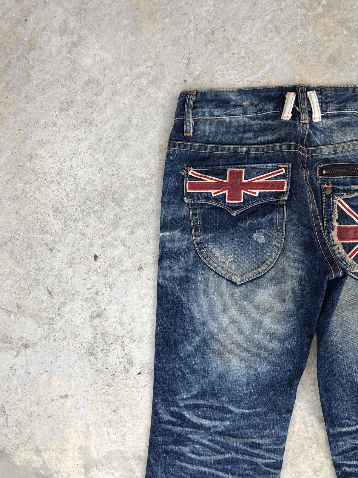 Japanese Brand Yoshitomo Nara Lolita Distressed Jeans Punk Style Blue Size US 31 - 9 Thumbnail