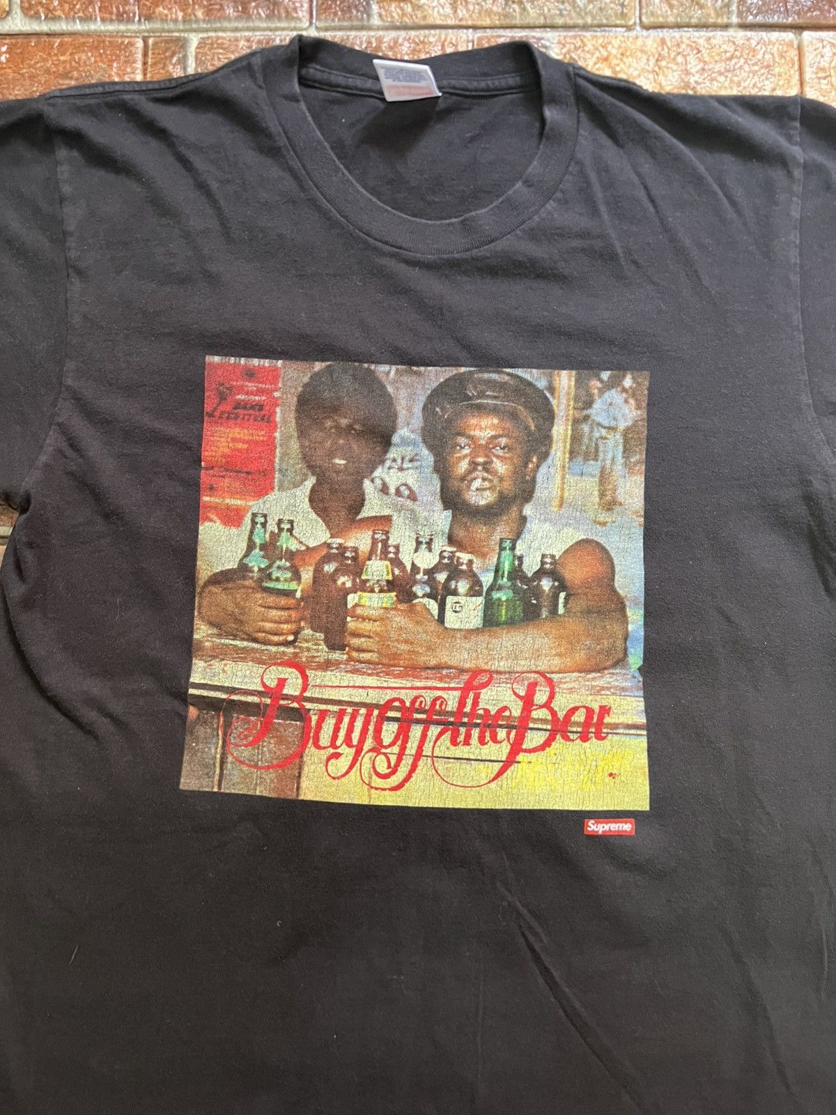 Supreme Supreme x Limonious/Sugar Minott “Buy off the bar” tee Size US M / EU 48-50 / 2 - 2 Thumbnail