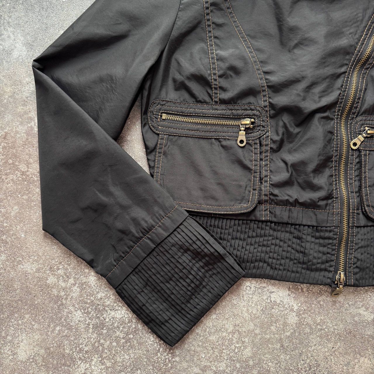 If Six Was Nine Avant Garde Vintage Y2K Zip Details Jacket (Rick owens vibe) Size S / US 4 / IT 40 - 4 Thumbnail