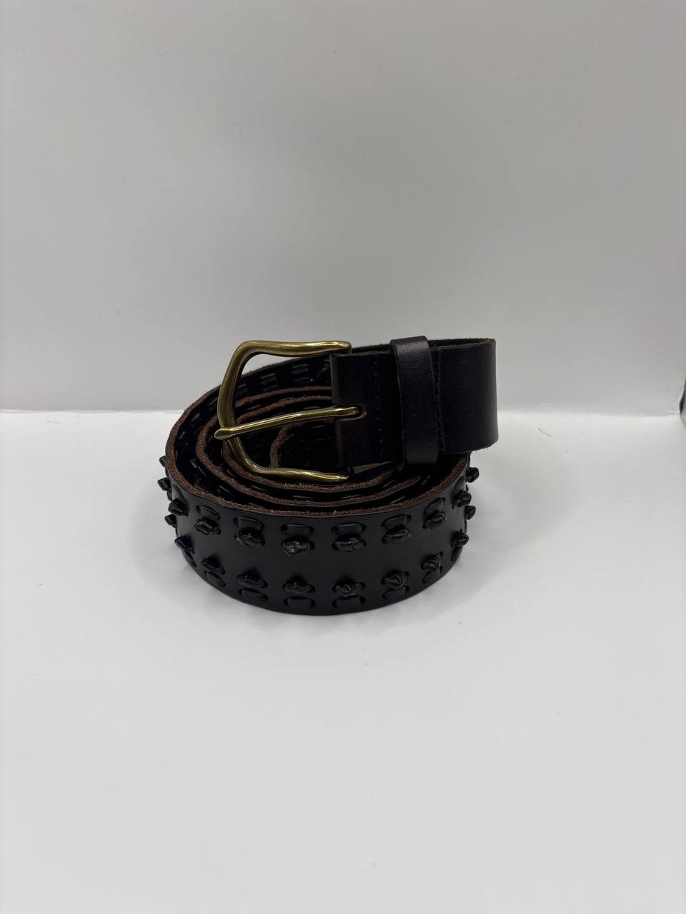 Vintage Pieces Amarion Studded Leather Belt - Size 95 - Boho Size 34 - 11 Thumbnail