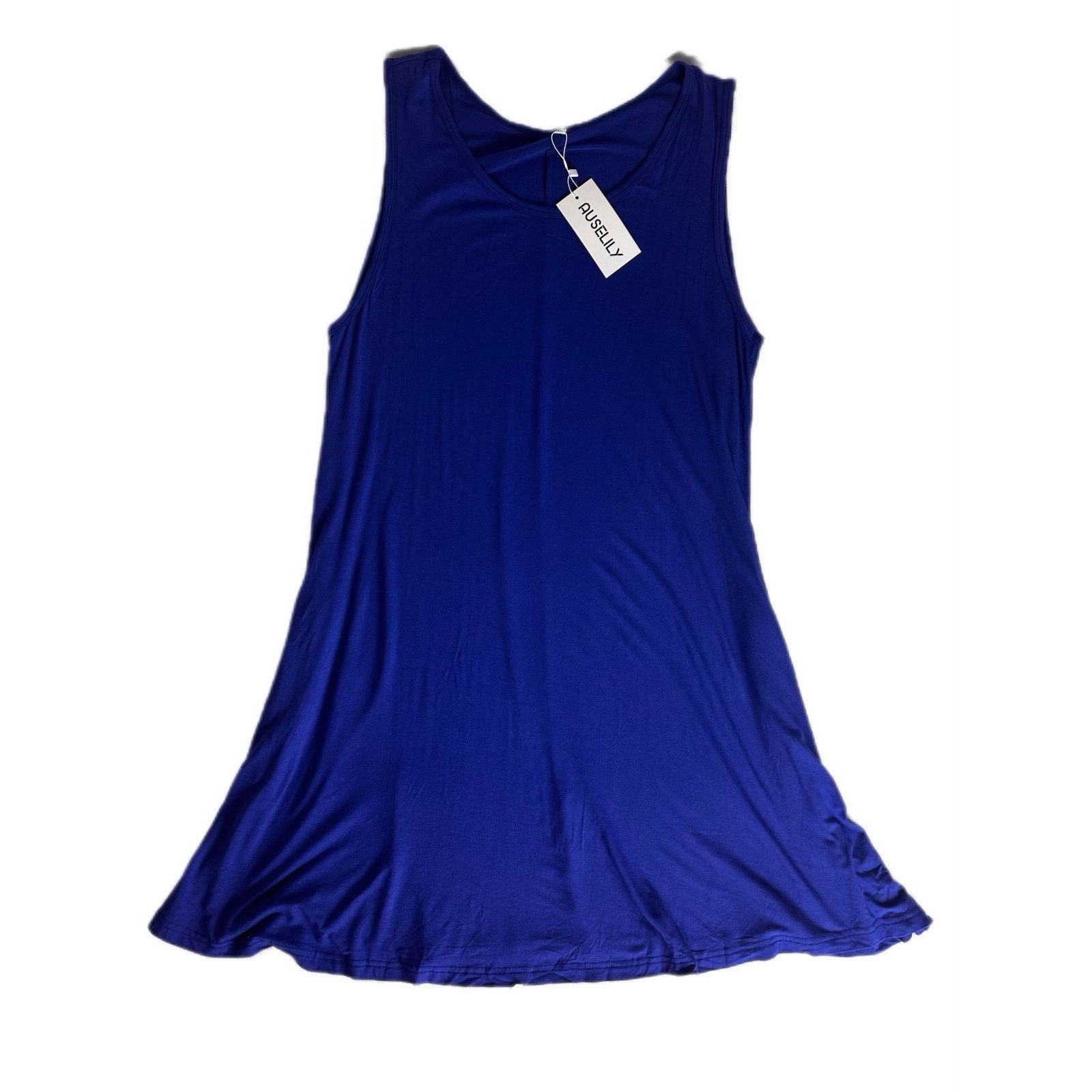 Other Auselily Women's Sleeveless Pockets Casual Swing Dress NWT Size XXL / US 16-18 / IT 52-54 - 1 Thumbnail