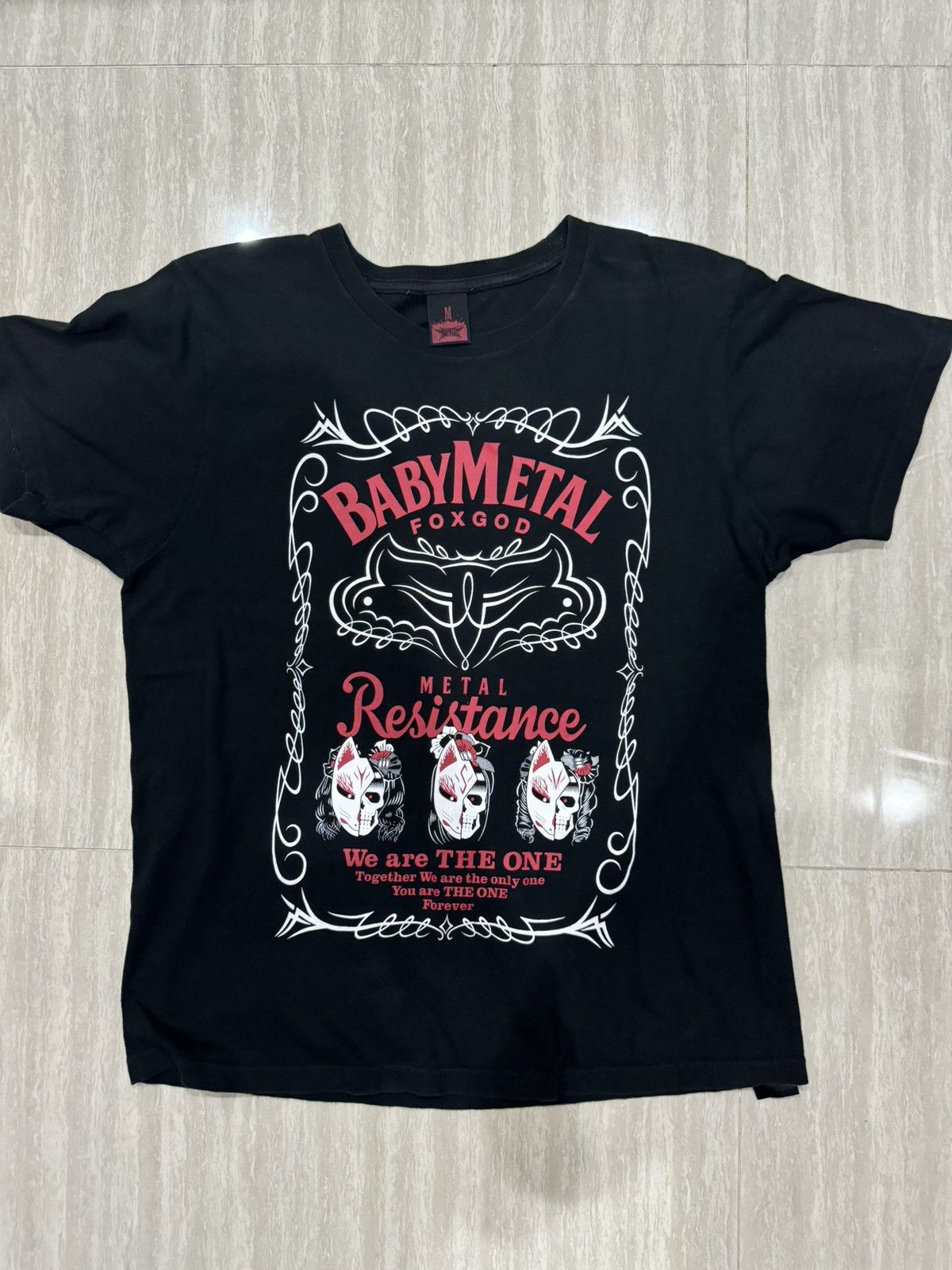Band Tees BABY METAL Fox God Metal Resistance Band Tees Size US M / EU 48-50 / 2 - 2 Thumbnail