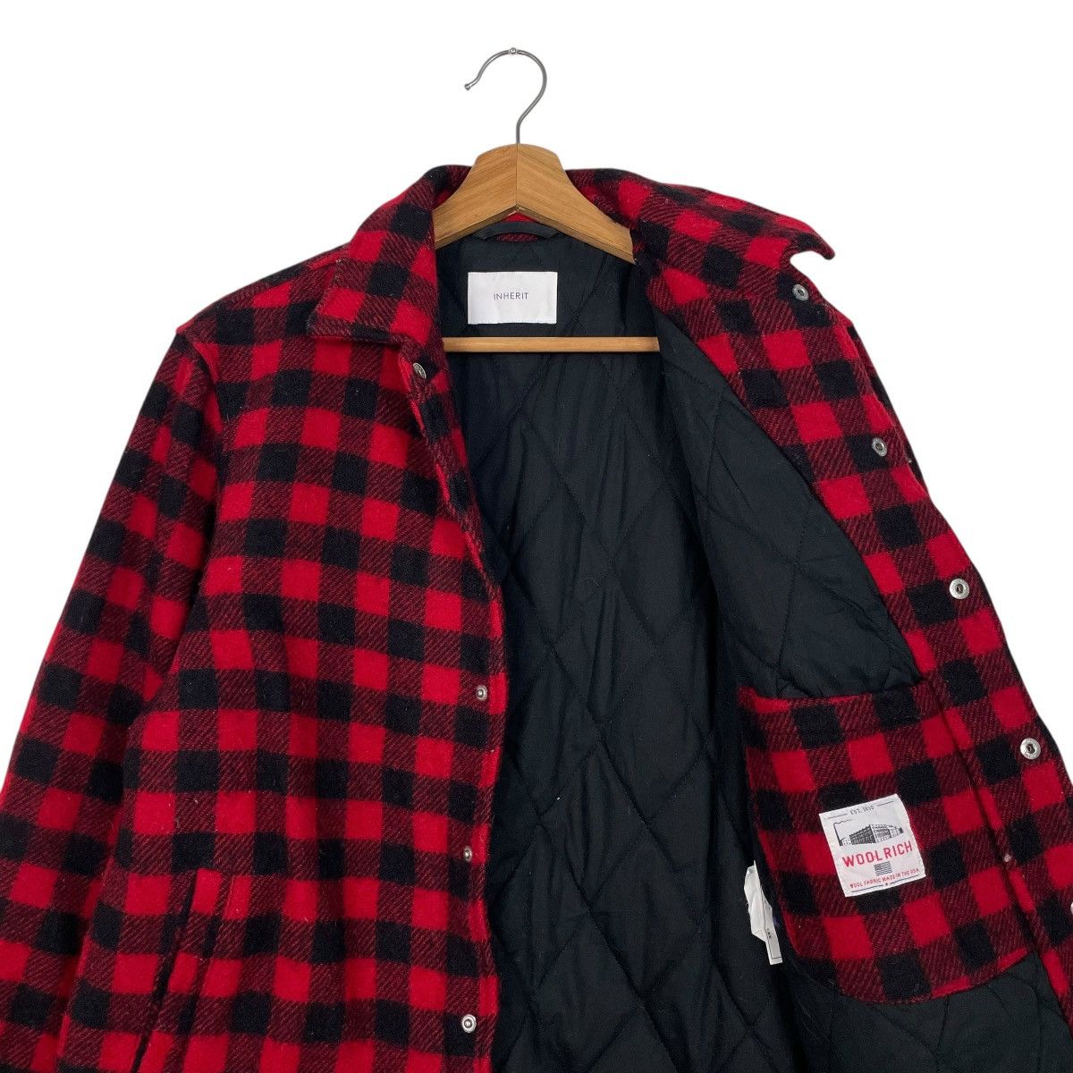 Japanese Brand Japanese Brand Inherit Tartan Wool Snap Button Jacket Size US M / EU 48-50 / 2 - 9 Thumbnail
