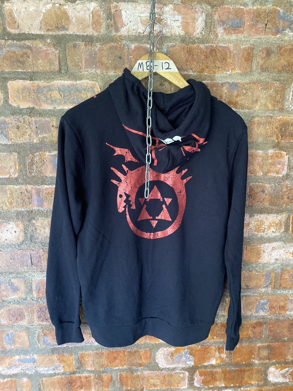 Anime 2000s FULLMETAL ALCHEMIST light robot hoddie Size US M / EU 48-50 / 2 - 7 Thumbnail