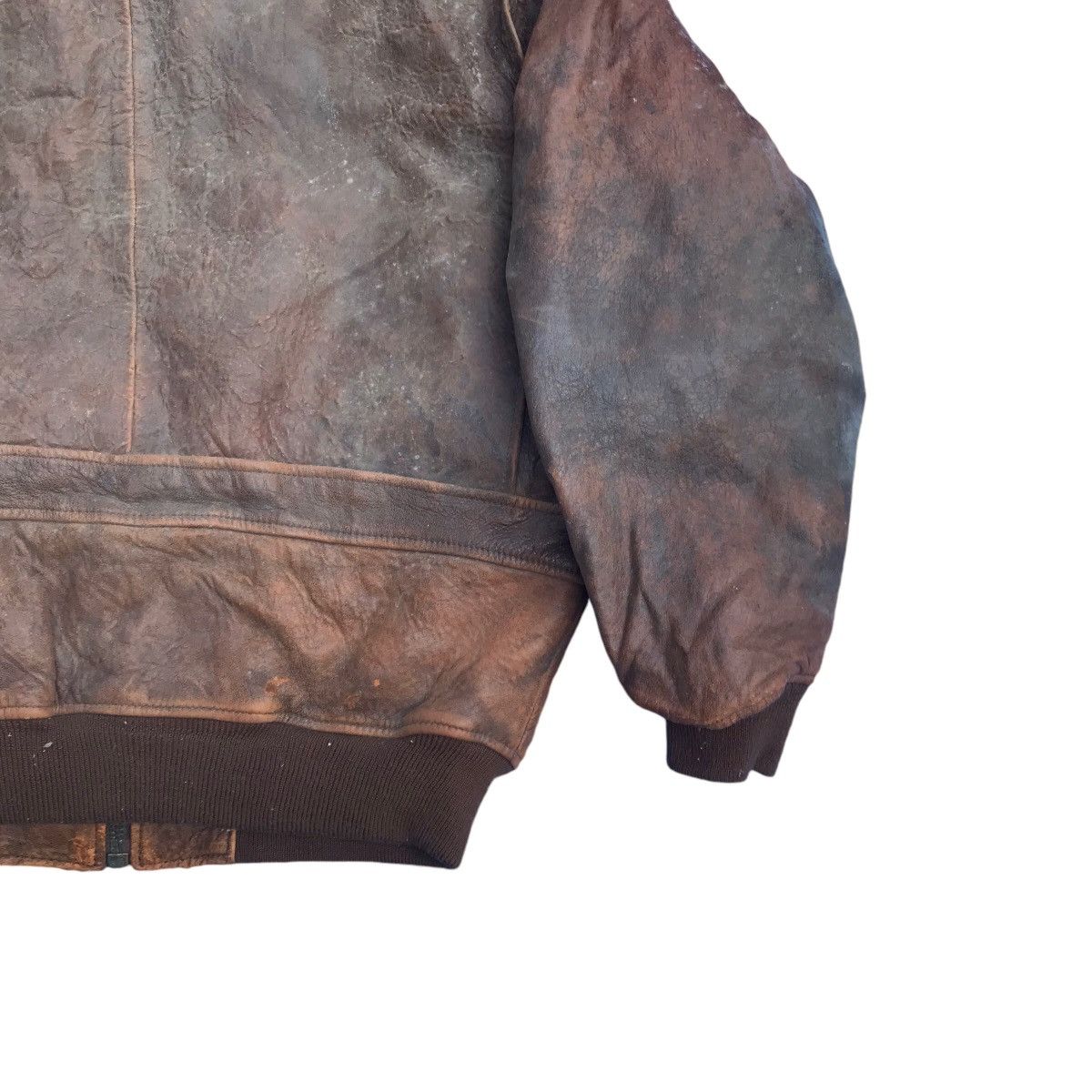 Avirex Robo Avirex Faux Fur Jacket Style WW II Leather Jacket Size US L / EU 52-54 / 3 - 9 Thumbnail