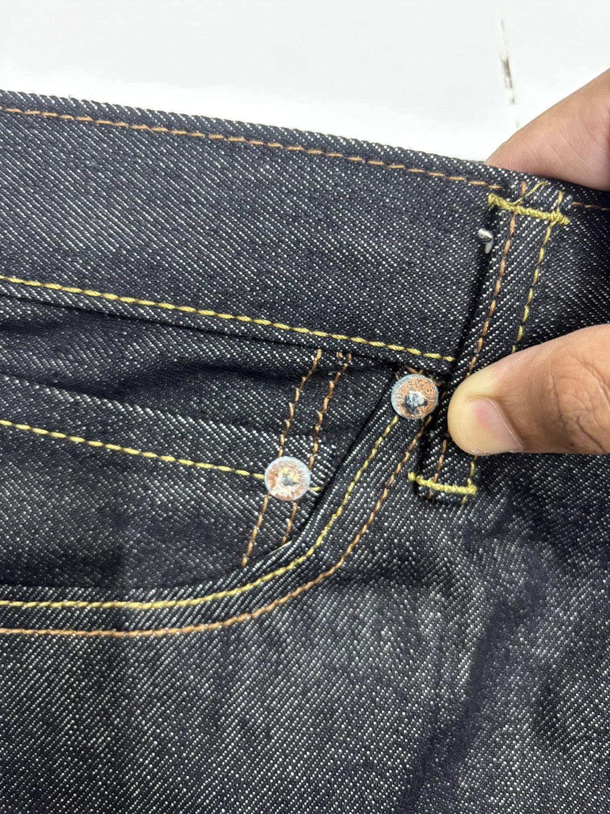 Japanese Brand Vintage Evisu Selvedge Japanese Brand Regular Fit Denim Jean Size US 36 / EU 52 - 11 Thumbnail