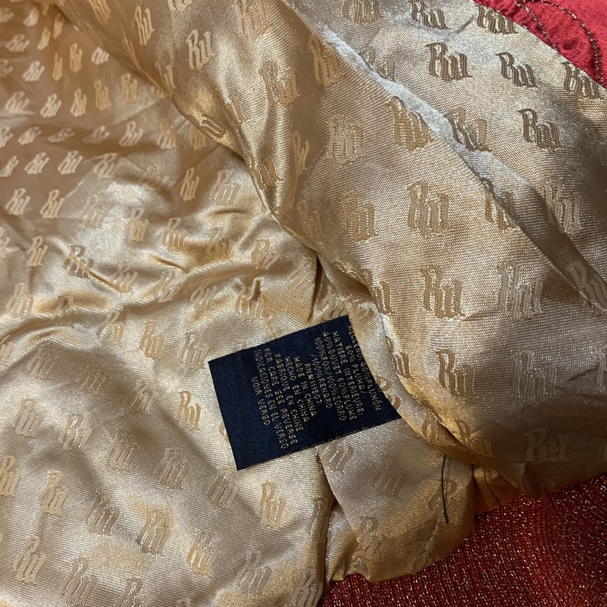 Rocawear Vtg Y2K Rocawear Jacket Embroidered Red Down Cropped Fur Size S / US 4 / IT 40 - 12 Thumbnail