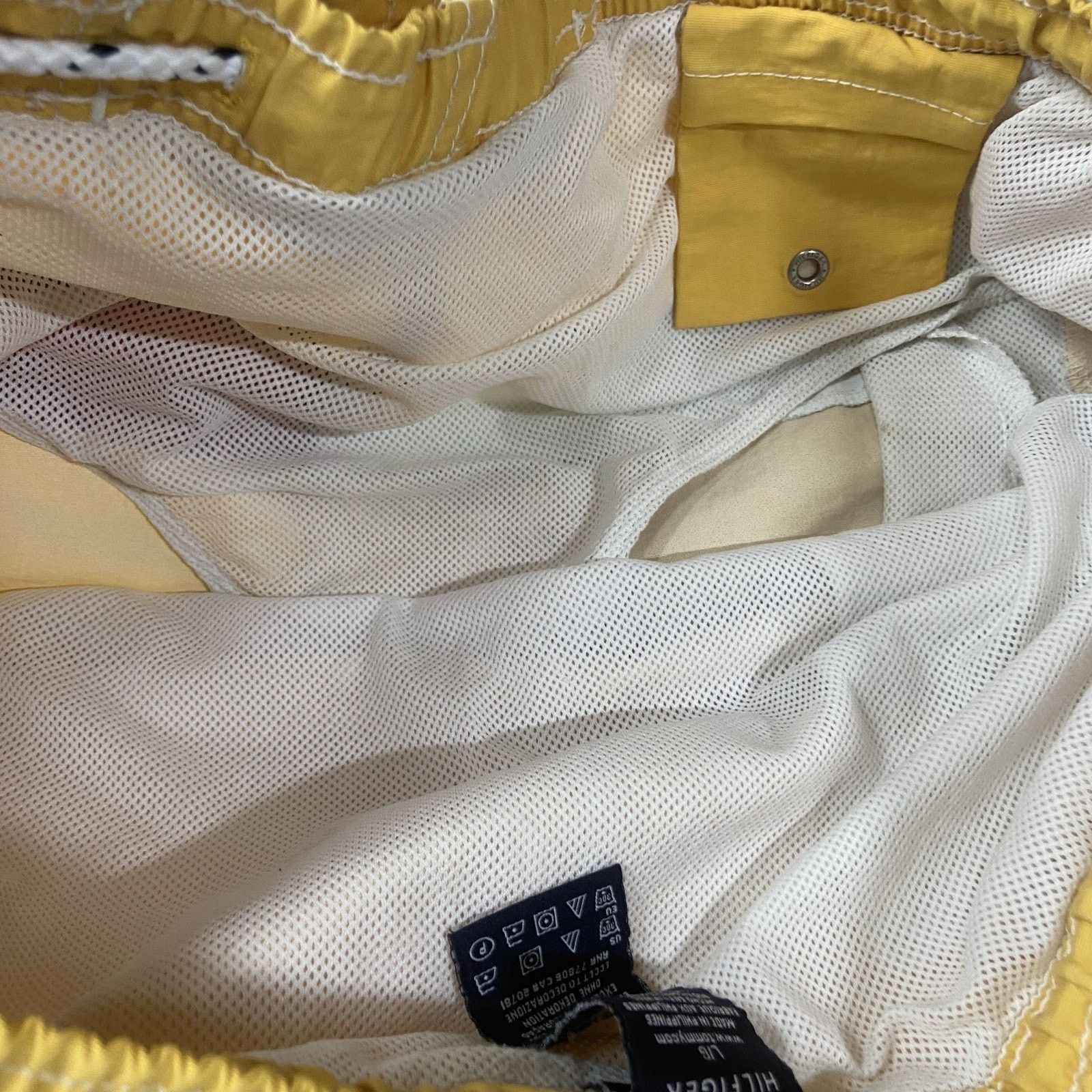 Tommy Hilfiger Tommy Hilfiger Swim Trunks Board Shorts Womens Large Yellow Size ONE SIZE - 9 Thumbnail