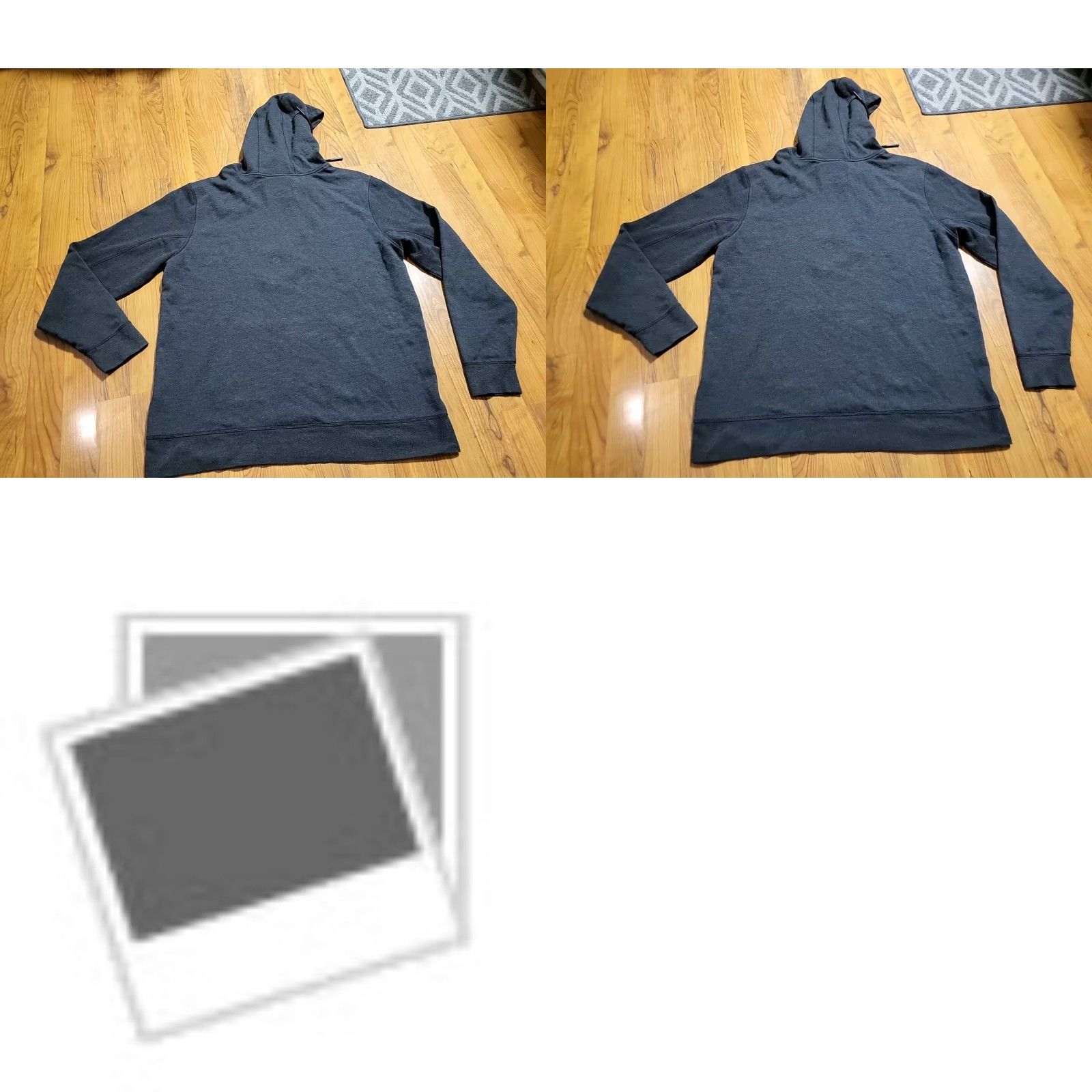 New Era New Era Hoodie Mens XL Gray Cotton Blend Graphic Print Hooded Pullover Drawstring Yellow Jackets 90s Theme Size US XL / EU 56 / 4 - 9 Thumbnail