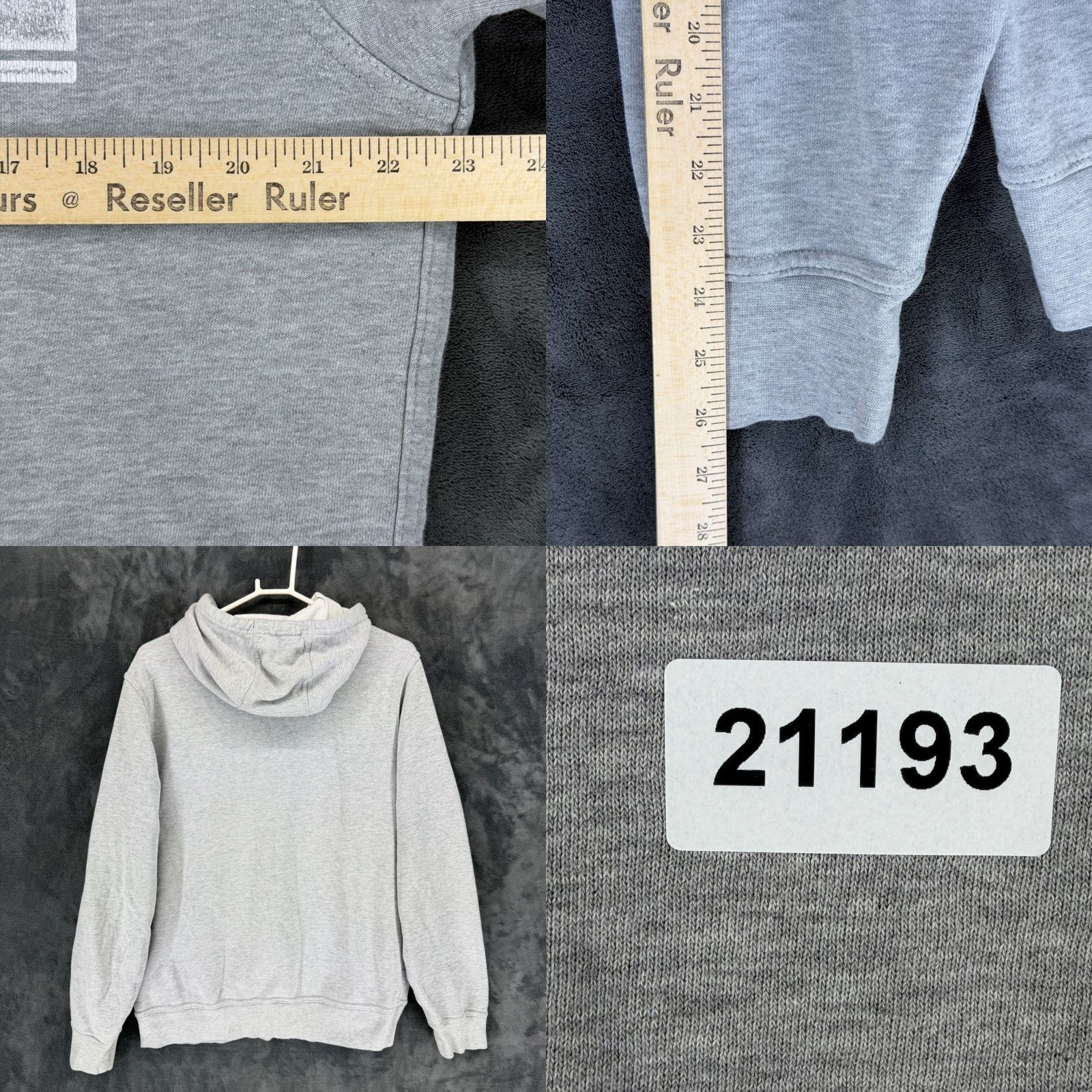 The North Face The North Face Mens Gray Full Zip Hoodie Since 1966 Graphic Sweatshirt Large Size US L / EU 52-54 / 3 - 8 Thumbnail