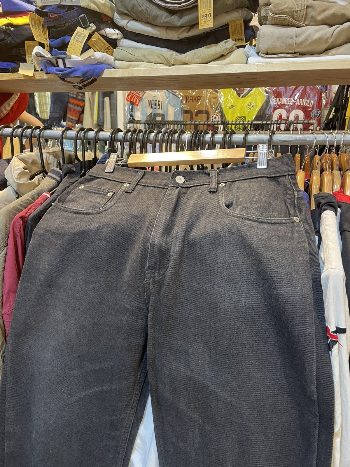 Nike Vintage Nike Denim Pants Size US 30 / EU 46 - 3 Thumbnail