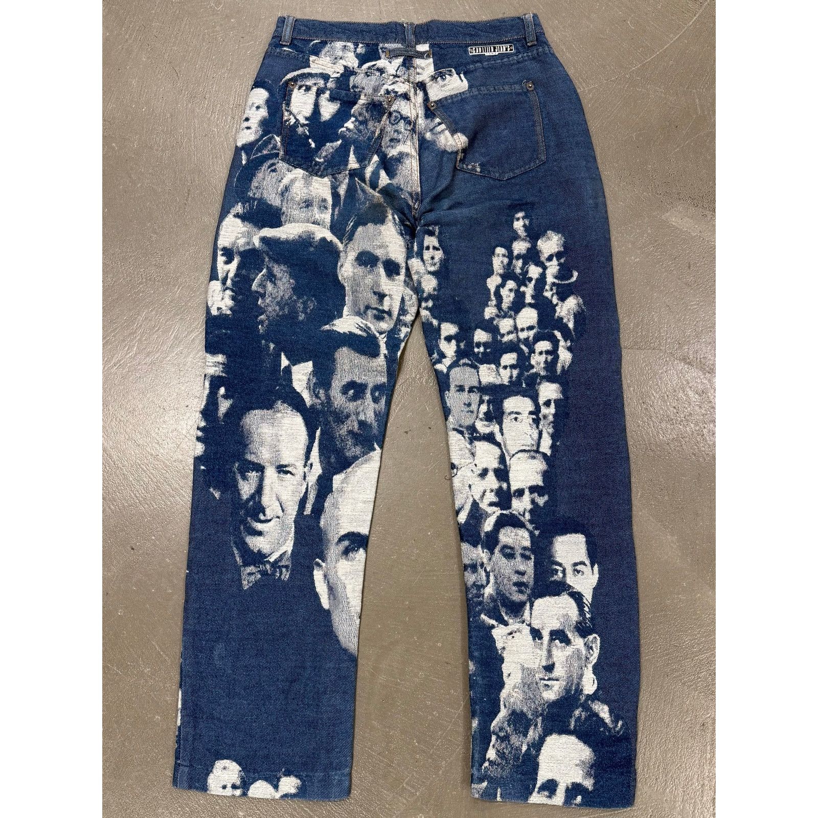 Jean Paul Gaultier A/W1992 Jean Paul Gaultier jacquard face denim Size 28" / US 6 / IT 42 - 2 Thumbnail