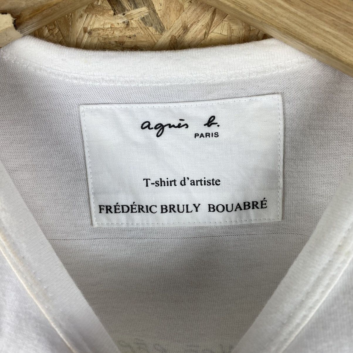 agnes b. AGNES B. FREDERIC BRULY BOUABRE ART T SHIRT Size XXS / US 00 / IT 34 - 4 Thumbnail