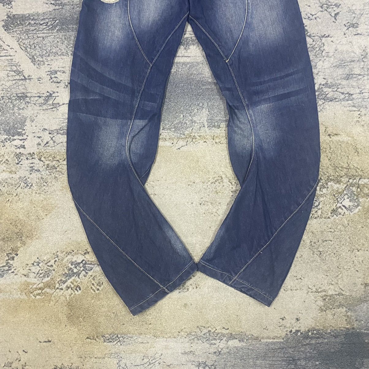 G-Star × If Six Was Nine × Japanese Brand Vintage Y2K GStar Raw 96 Buckle Back Curve Leg Denim Jeans Size US 30 / EU 46 - 8 Thumbnail