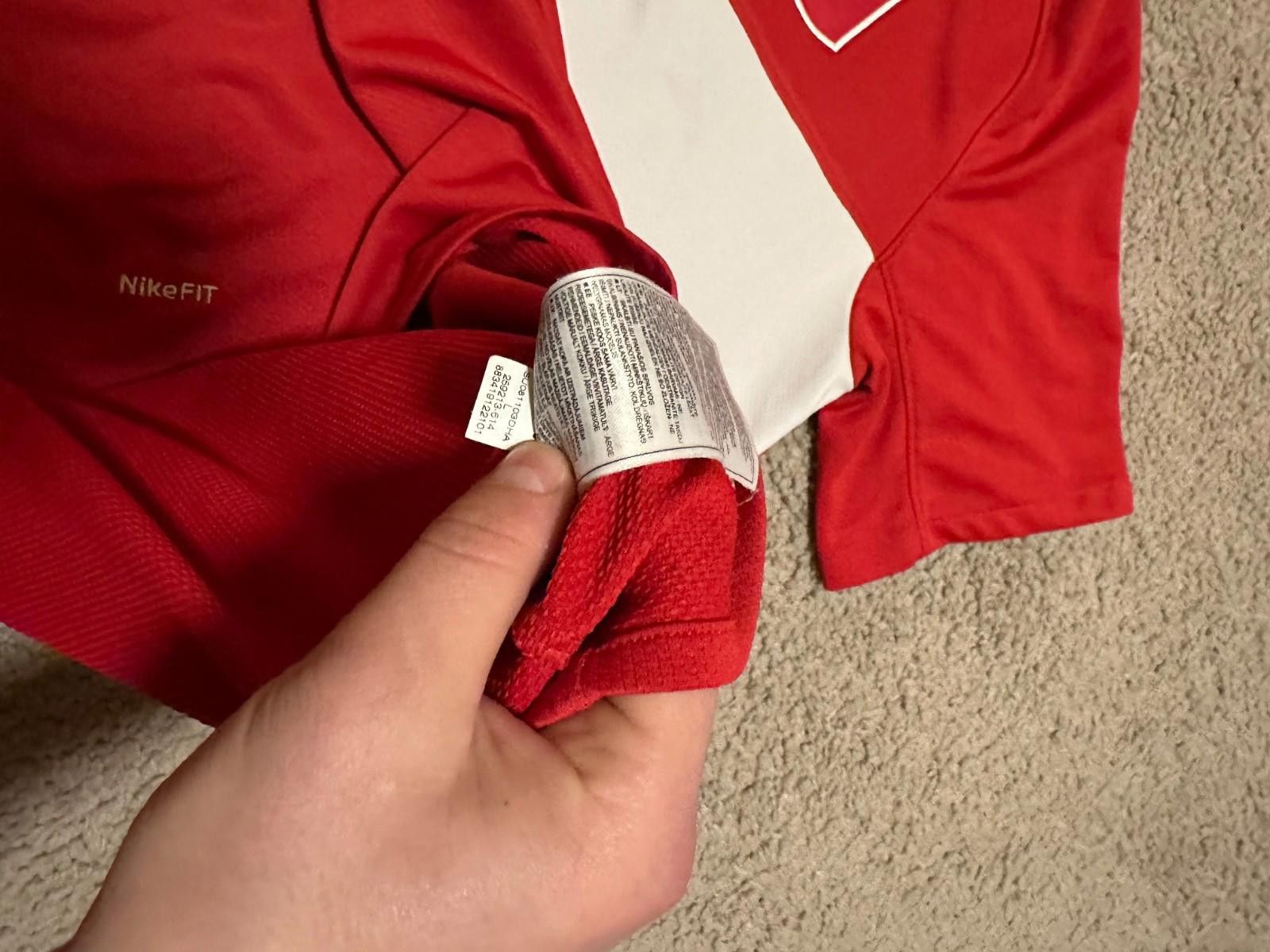 Nike Nike Turkey 2008/10 Home Football Shirt Jersey Sz L ARDA Size US L / EU 52-54 / 3 - 5 Thumbnail