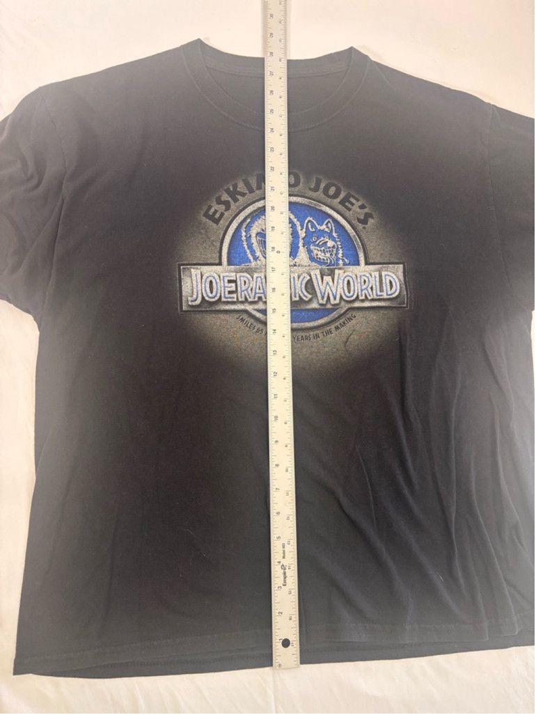 Hanes Men's Hanes Eskimo Joe's Joerassic World T-shirt XL Black Size US XL / EU 56 / 4 - 4 Thumbnail