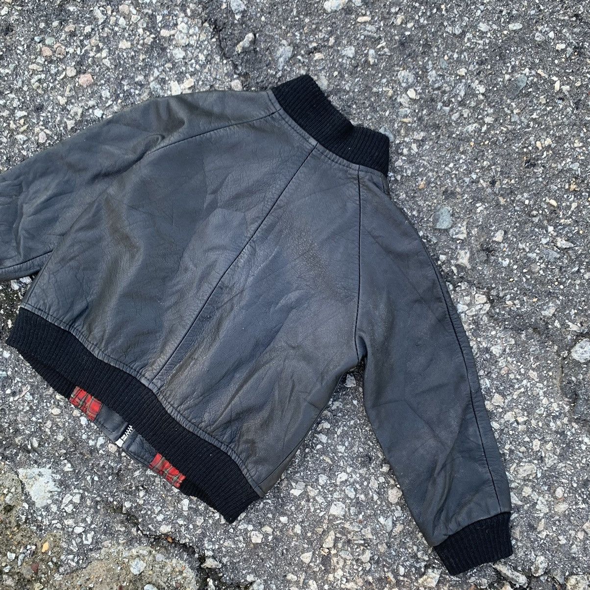 Japanese Brand × Vintage THRIVE WEAR LEATHER JACKET KIDS 3-4 YEAR Size US XXS / EU 40 - 14 Thumbnail