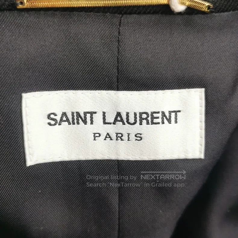 Saint Laurent Paris Saint Laurent Paris Black Jacket Size XS / US 0-2 / IT 36-38 - 3 Thumbnail