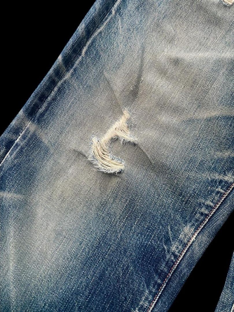 KATO 💥BEST OFFER💥VINTAGE KATO TOOL PROJECT SELVEDGE DENIM Size US 33 - 14 Thumbnail