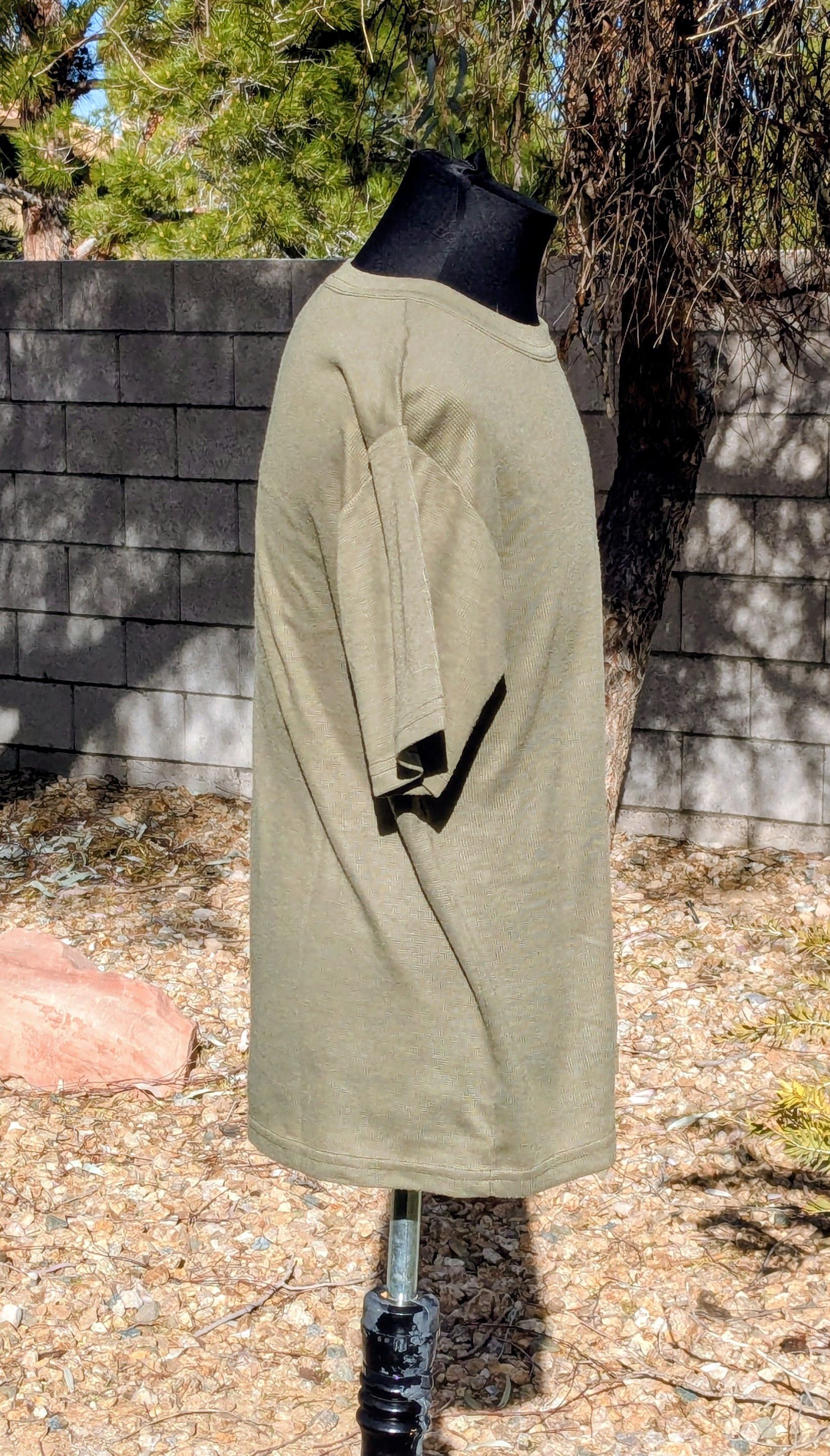 L.L. Bean Vintage L.L. Bean Poly/Nylon Olive Short Sleeve T-Shirt Size US M / EU 48-50 / 2 - 2 Thumbnail