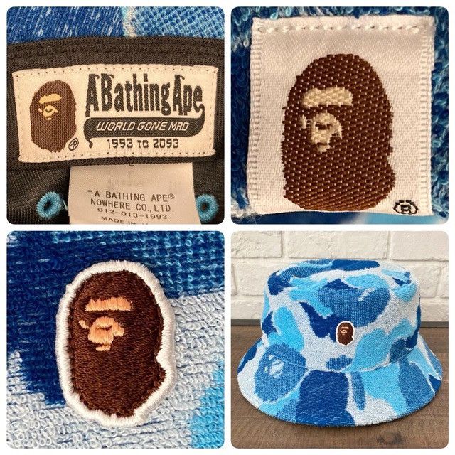 Bape BAPE ABC CAMO BLUE PILE JACQUARD BUCKET HAT a bathing ape Size ONE SIZE - 5 Thumbnail