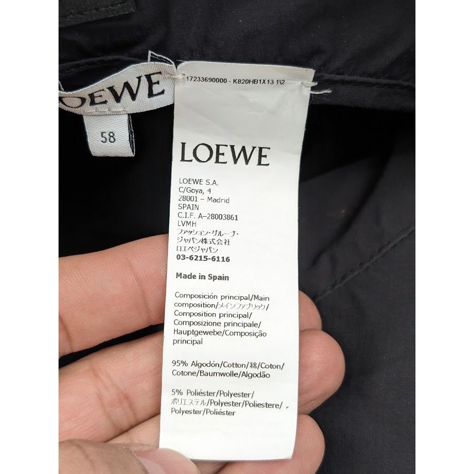 Loewe o1rshd1 Size: OS / Bucket Hat / Cap in Navy/Black Size ONE SIZE - 9 Thumbnail