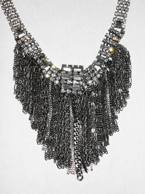 Designer Dannijo Venice Fringe Bib Necklace Size ONE SIZE - 3 Thumbnail
