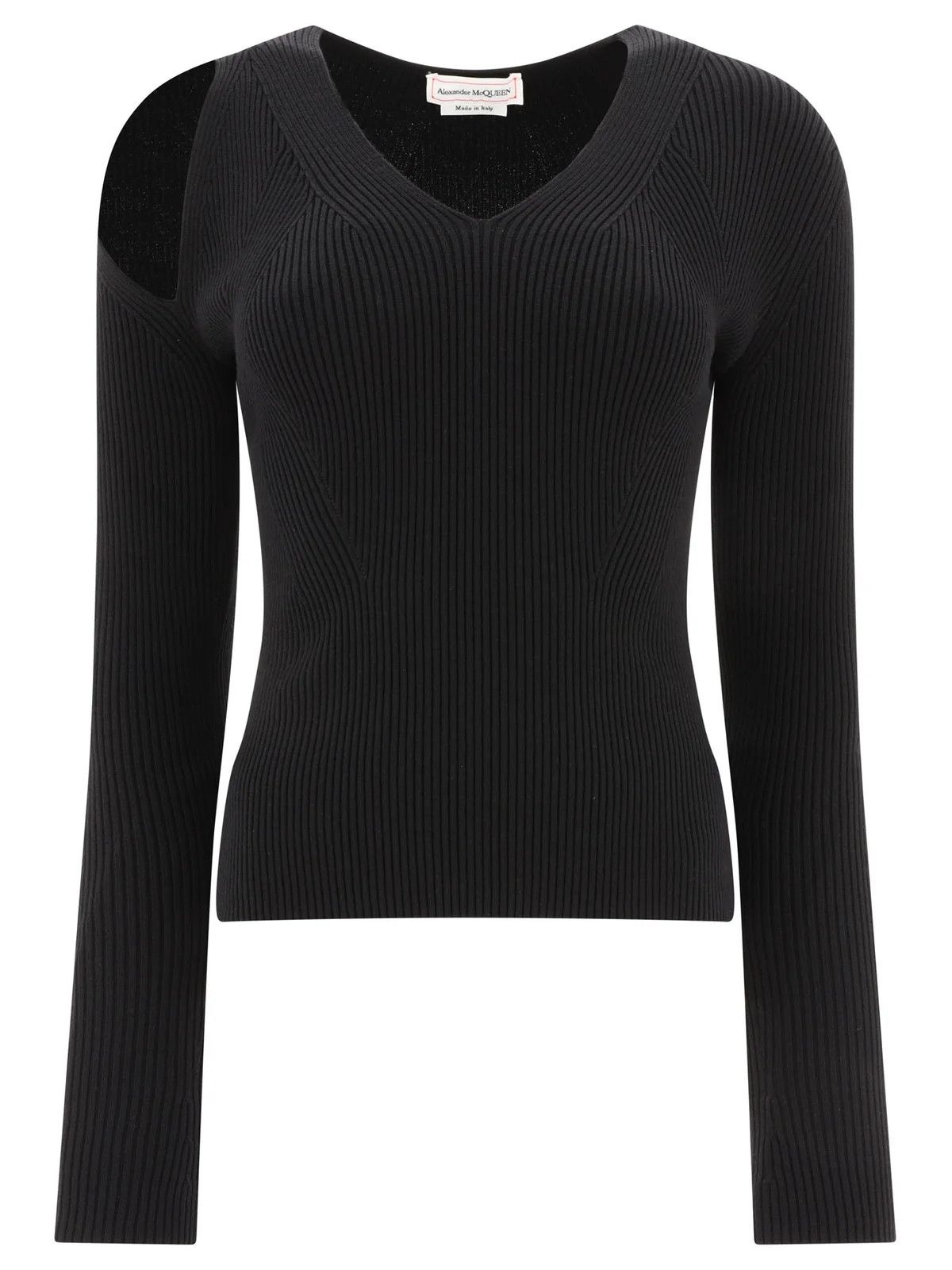 Alexander McQueen o1y0325 Sweater in Black Size M / US 6-8 / IT 42-44 - 1 Thumbnail