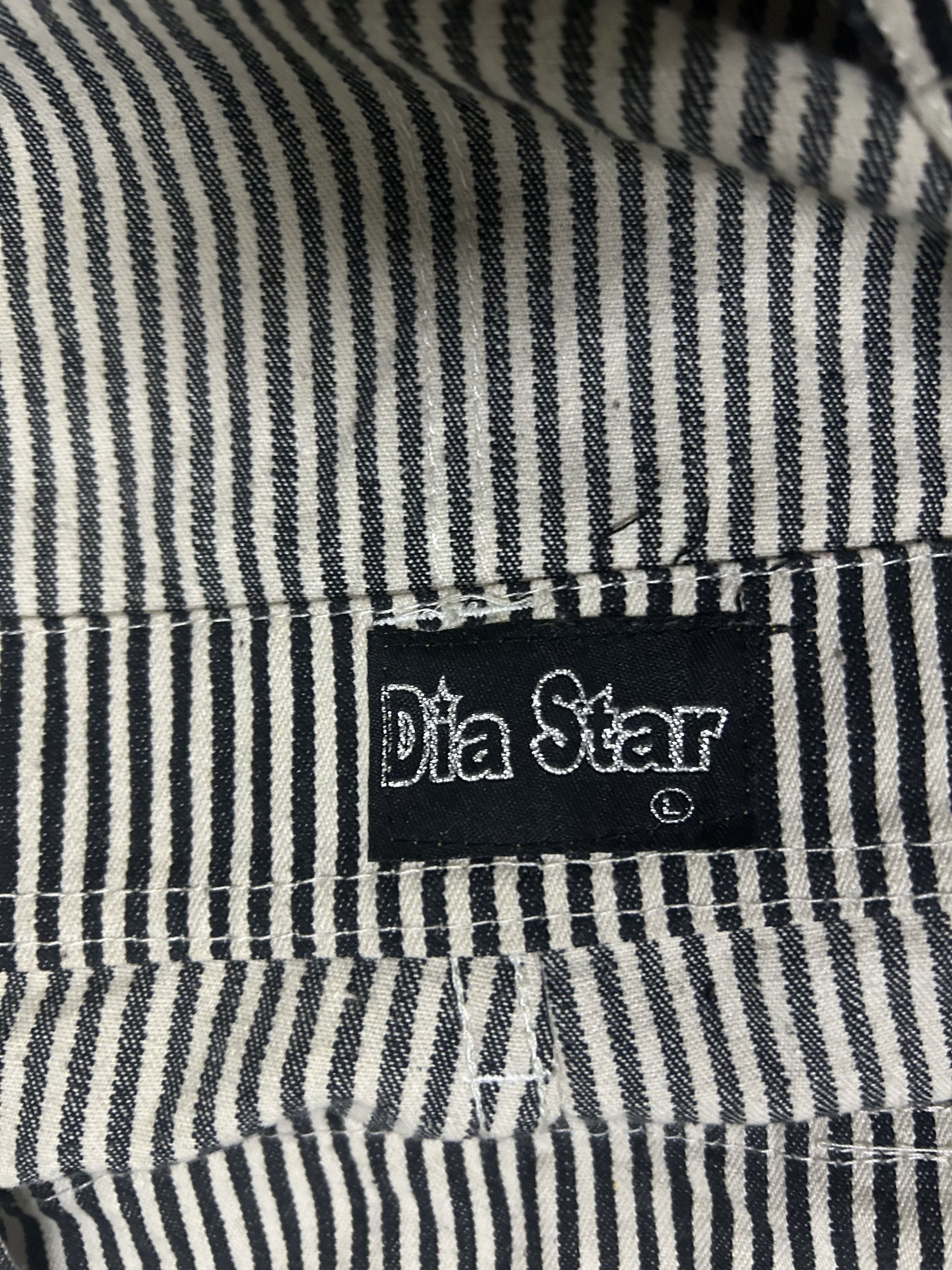 Japanese Brand Vintage Dia Star Hickory Overall Size US 35 - 7 Thumbnail