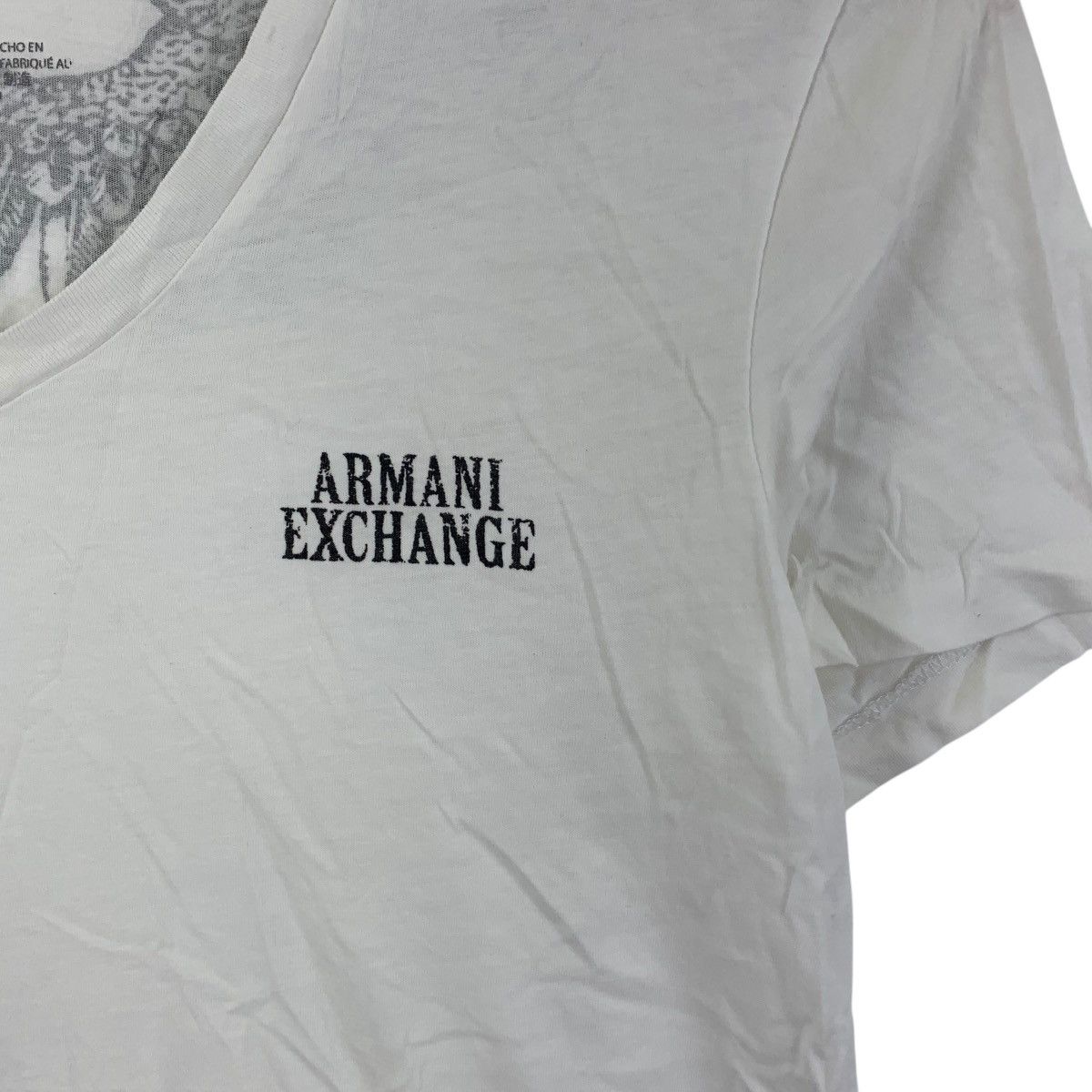 Armani Exchange ARMANI EXCHANGE EMPORIO Wings Of Angels Tee Shirt Top Size S / US 4 / IT 40 - 4 Thumbnail