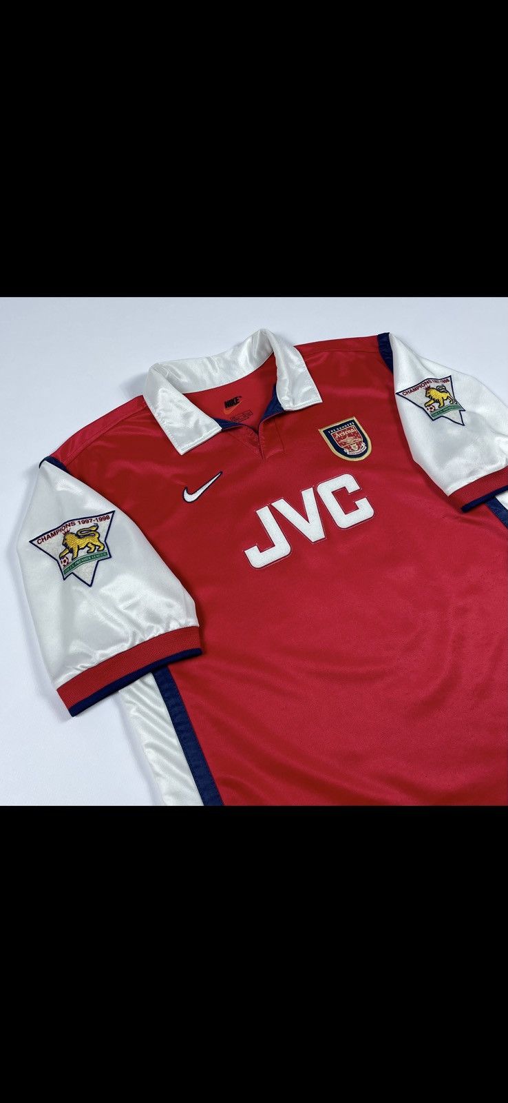 Nike Vintage nike Arsenal soccer jersey 17 Petit rare size S Size US S / EU 44-46 / 1 - 5 Thumbnail
