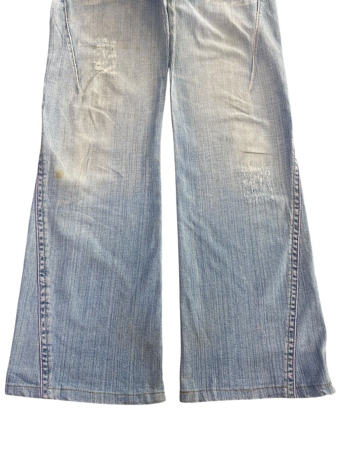 Japanese Brand Japanese Brand Light Faded Wash Style Flare Jeans Size US 30 / EU 46 - 10 Thumbnail
