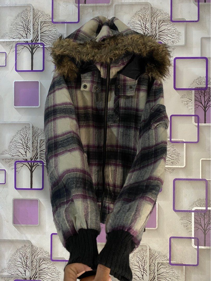 Hysteric Glamour Riche glamour plaid fur jacket Size US M / EU 48-50 / 2 - 6 Thumbnail