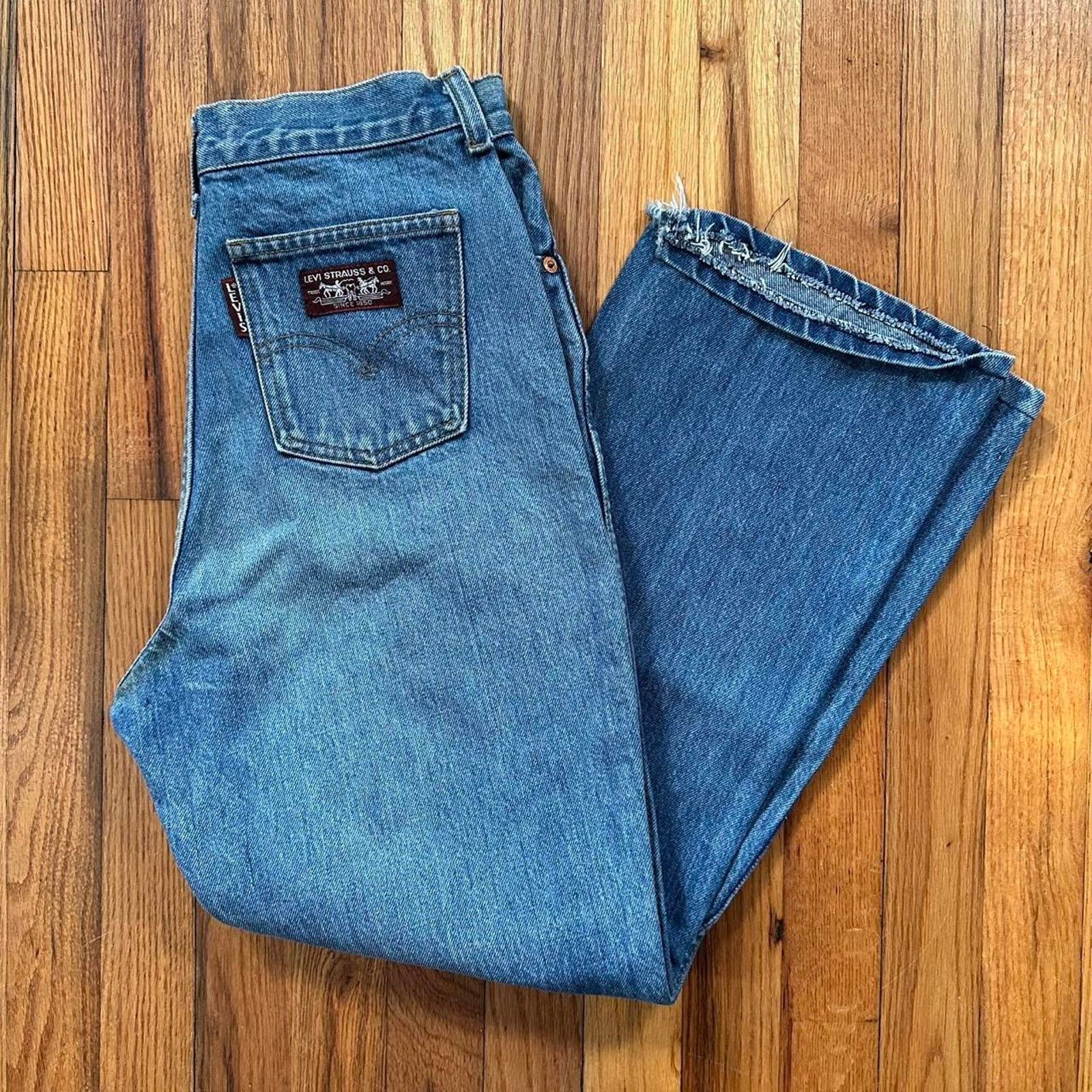 Levi's RARE Vintage Big E Levis Jeans Crazy 60s / 70s size 27" Size 27" / US 4 / IT 40 - 1 Thumbnail