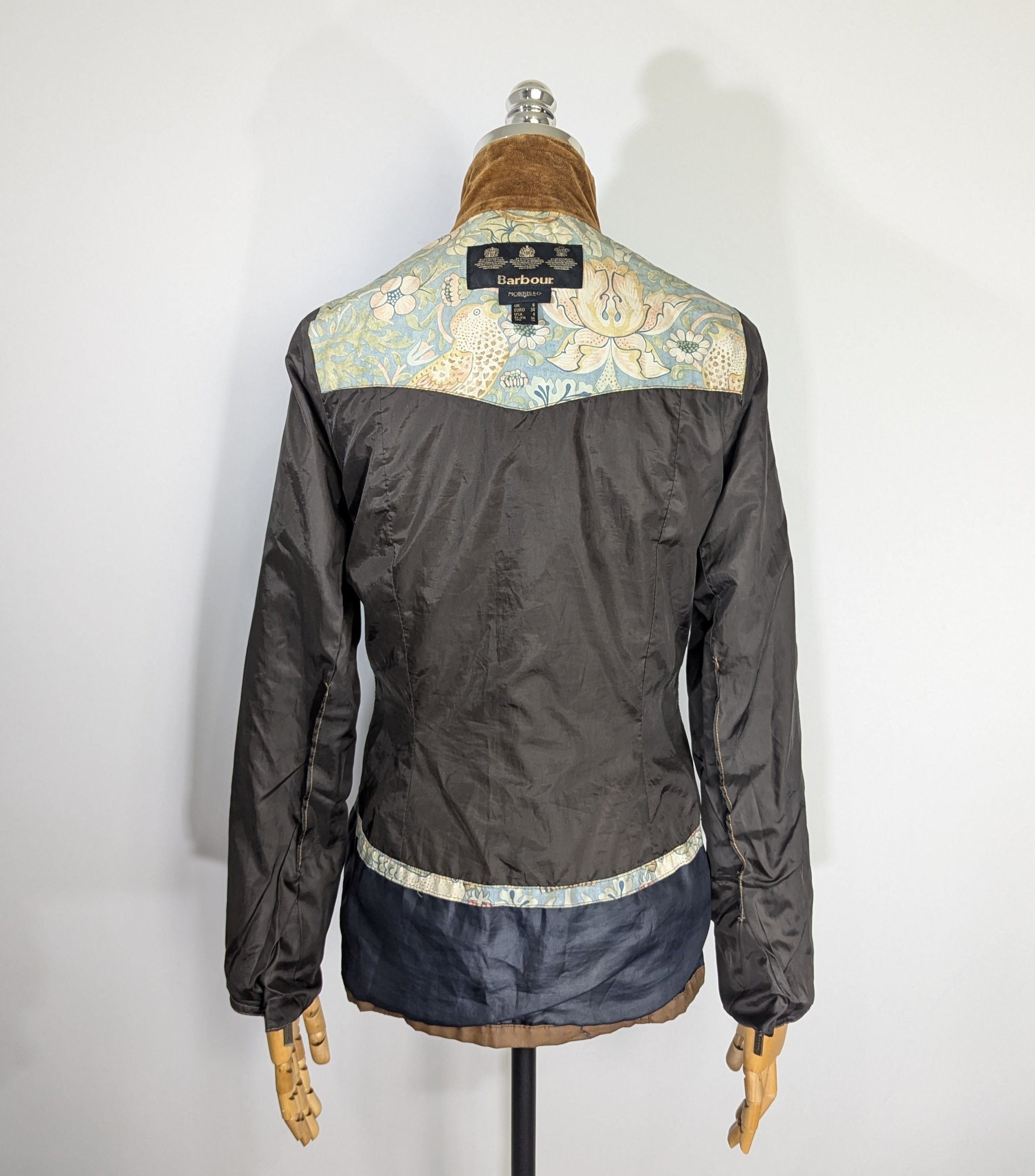 Barbour Barbour Emma Waxed Women's Jacket Brown Waxed Cotton Size S / US 4 / IT 40 - 18 Thumbnail