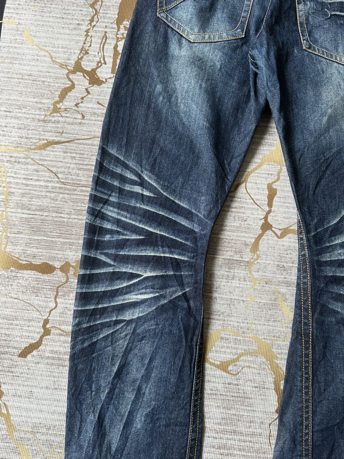 Morgan Homme Morgan Homme De Toi Claw Marks Curve Leg Design Denim Size US 29 - 15 Thumbnail