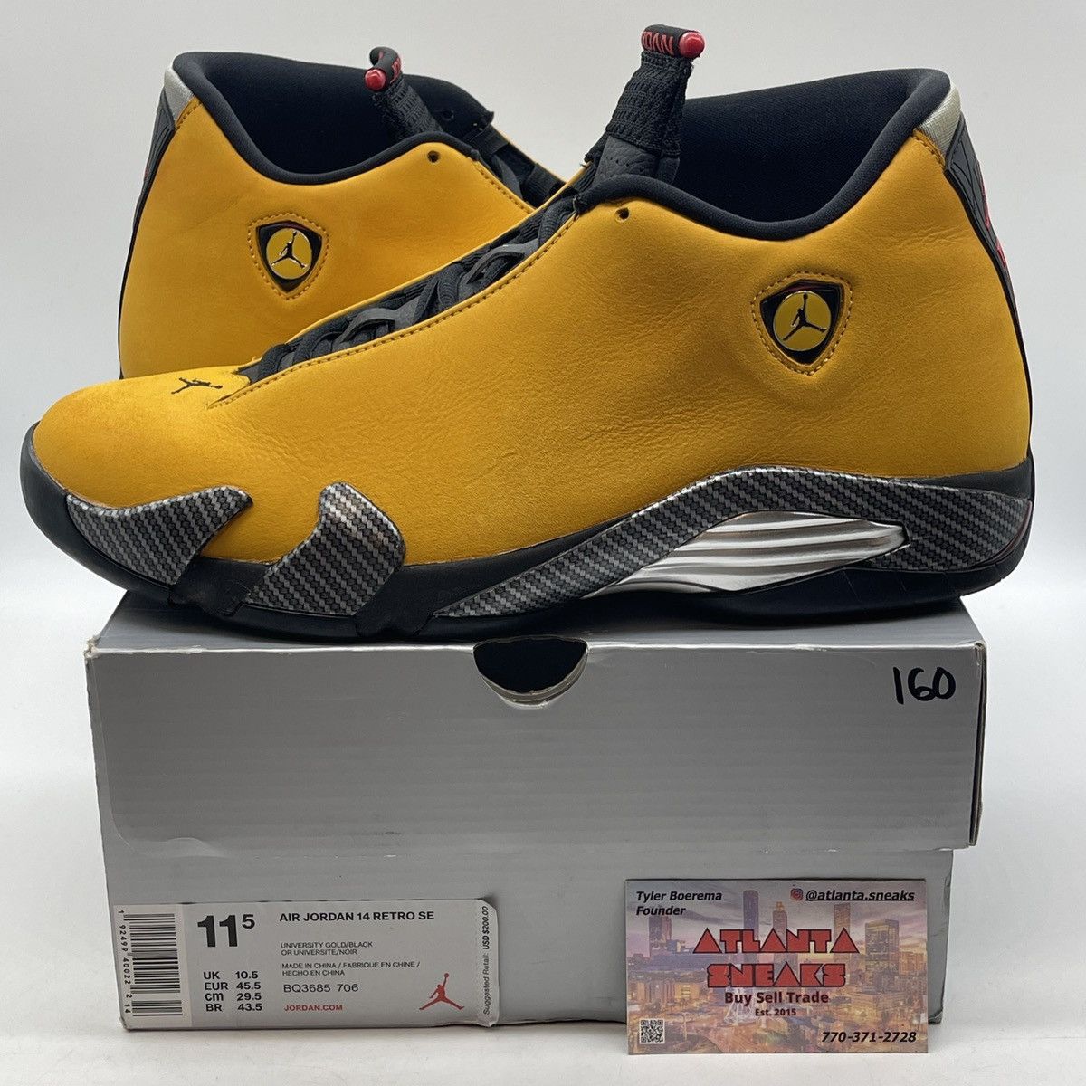 Jordan Brand Air Jordan 14 reverse Ferrari Size US 11.5 / EU 44-45 - 1 Thumbnail