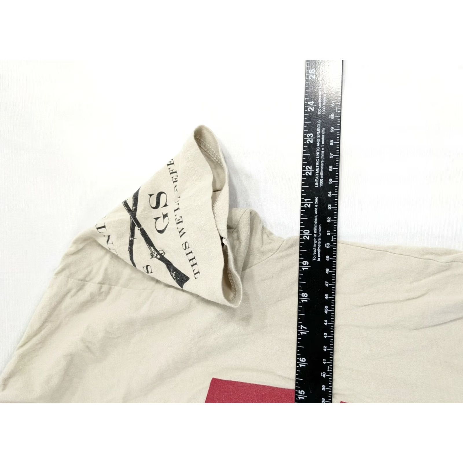 Vintage Grunt Style UNITED STATES SPACE T-Shirt M Beige Cotton 100% Mattis Mens Short Sleeve shirts Size US M / EU 48-50 / 2 - 7 Thumbnail