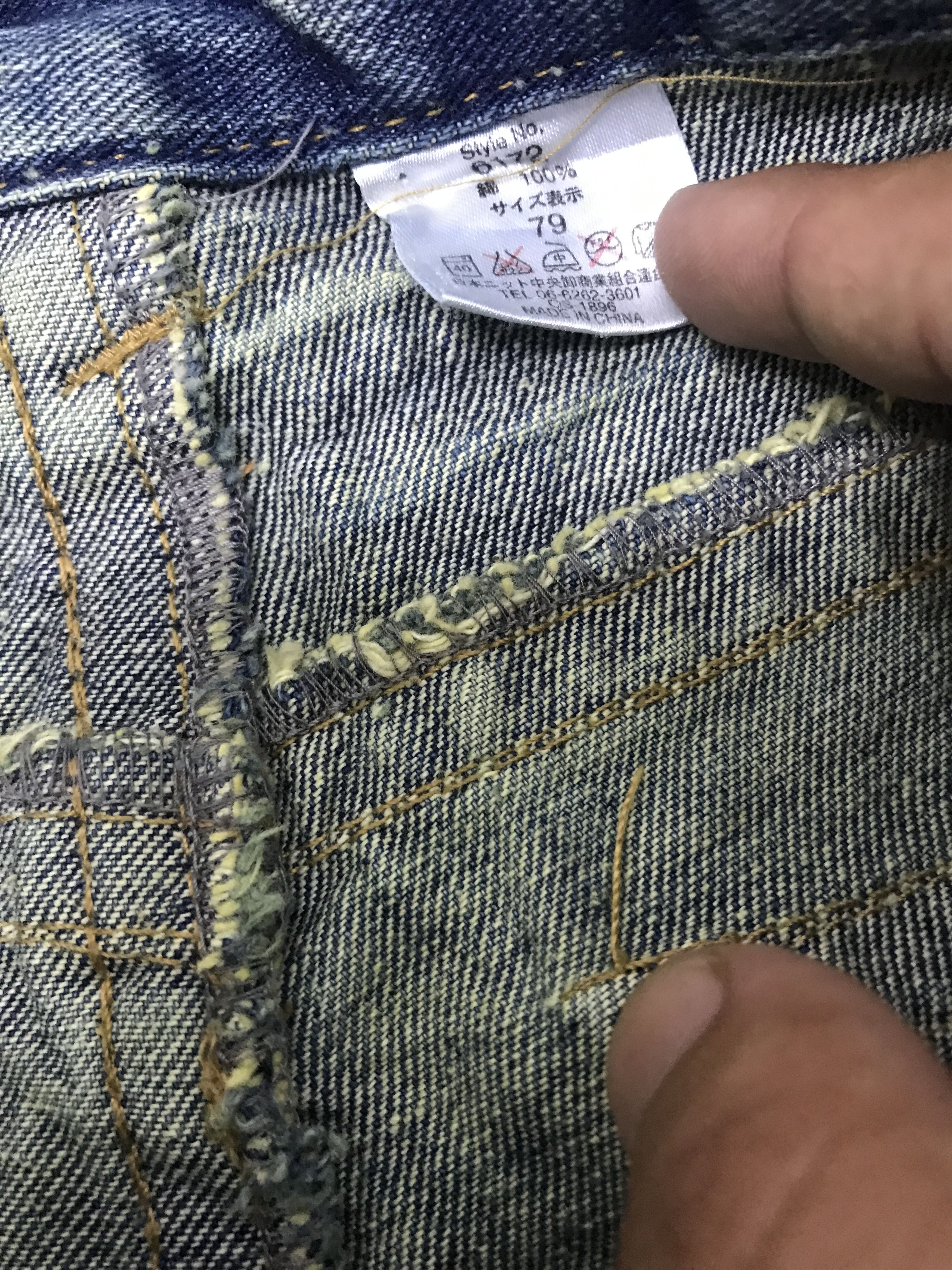 If Six Was Nine × Japanese Brand × Tornado Mart Flare Unbranded Blue Pant Size US 32 / EU 48 - 4 Thumbnail